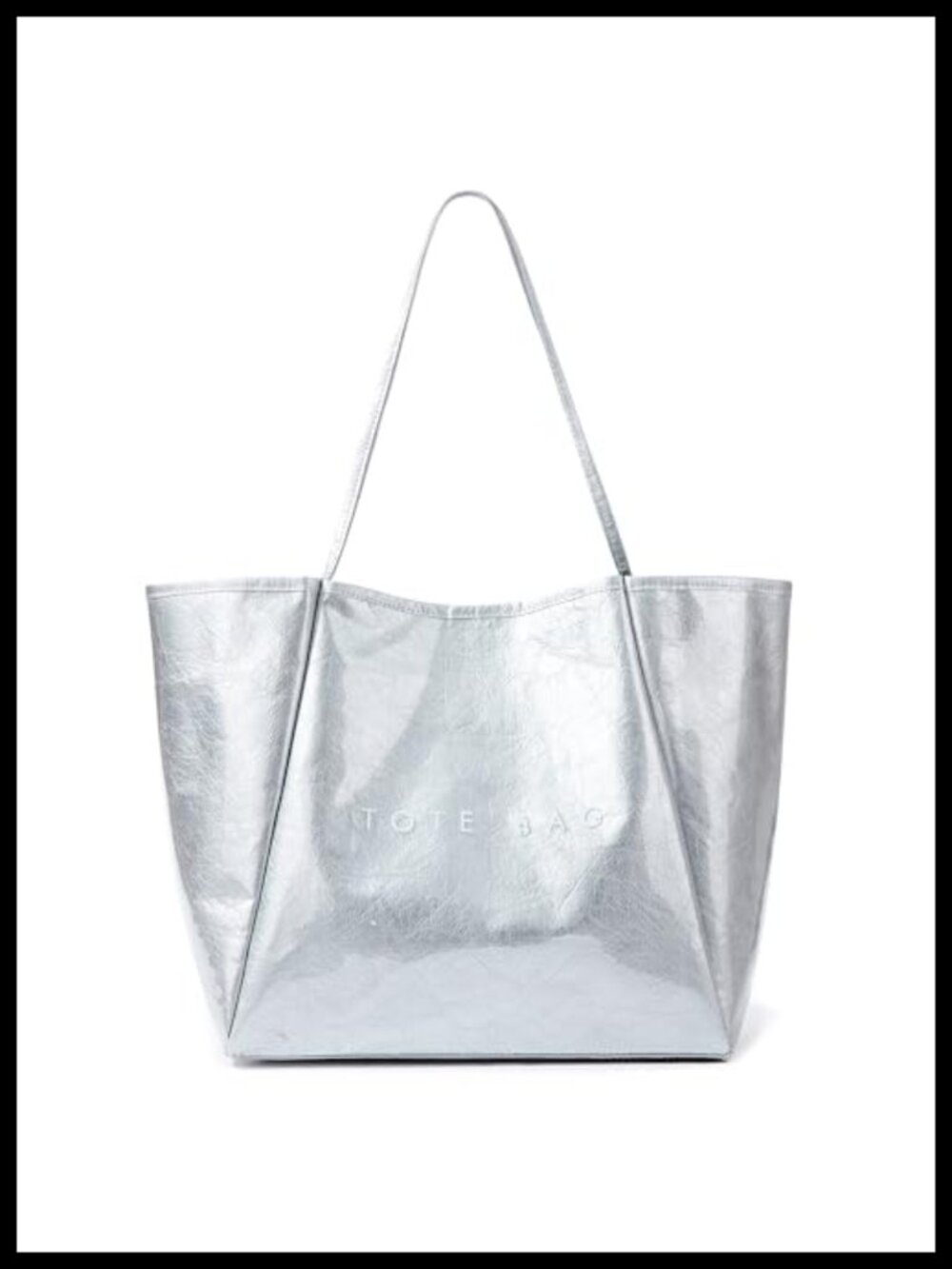 Large PVC Tote Bag Women Kraft Paper Travel Beach Jelly Purse Magnetic Snap